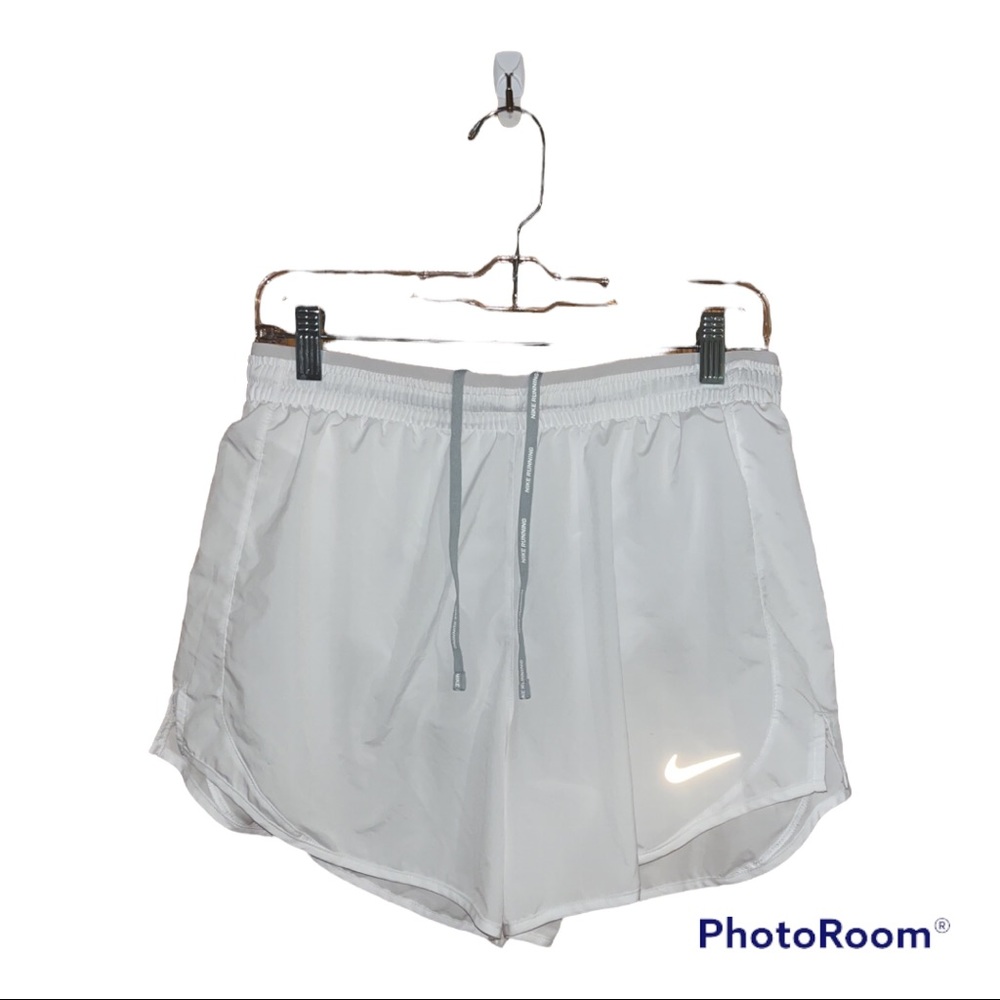 Women’s White Nike Running Shorts